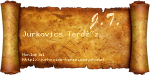 Jurkovics Teréz névjegykártya